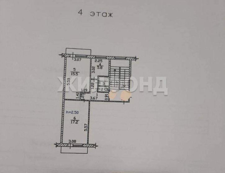 2-комн квартира Кати Перекрещенко улица, д.13