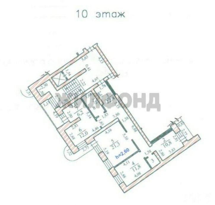 3-комн квартира Торосова улица, д.17