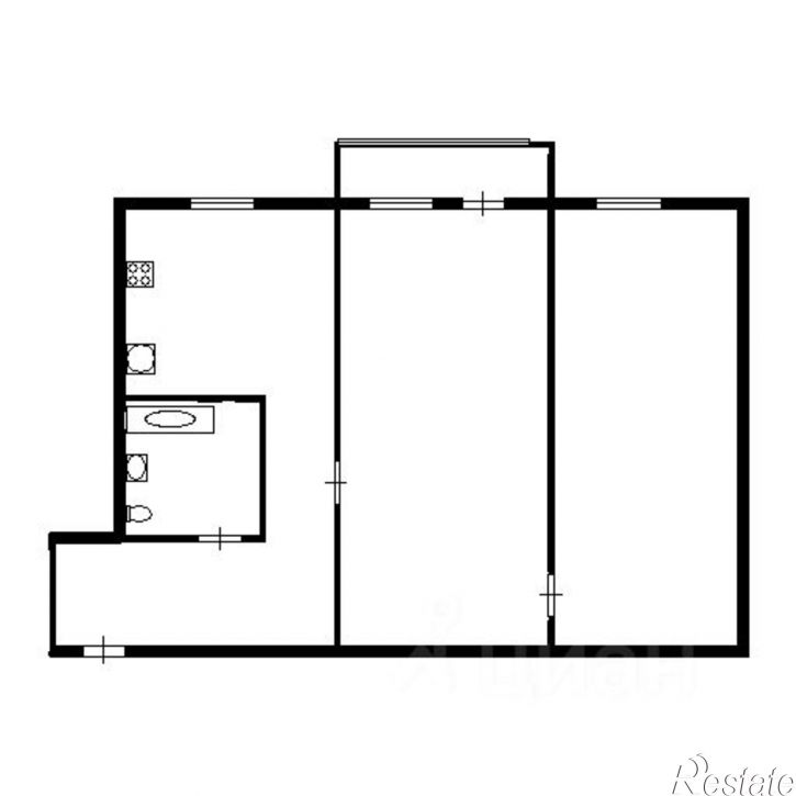 2-комн квартира улица Дзержинского, 191,  д. 191