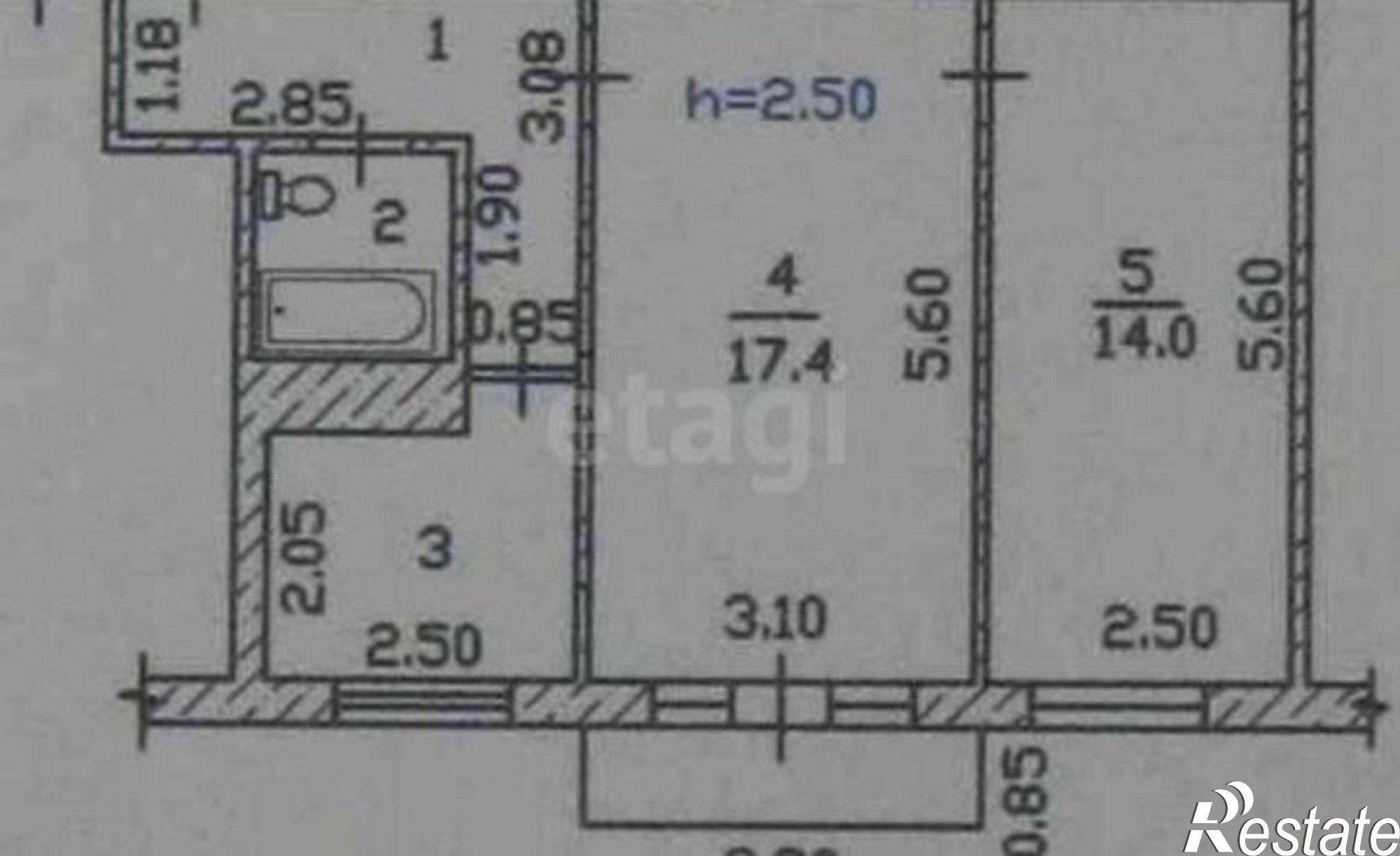 Купить квартиру за 6 500 000 рублей на ул Крылова, 43