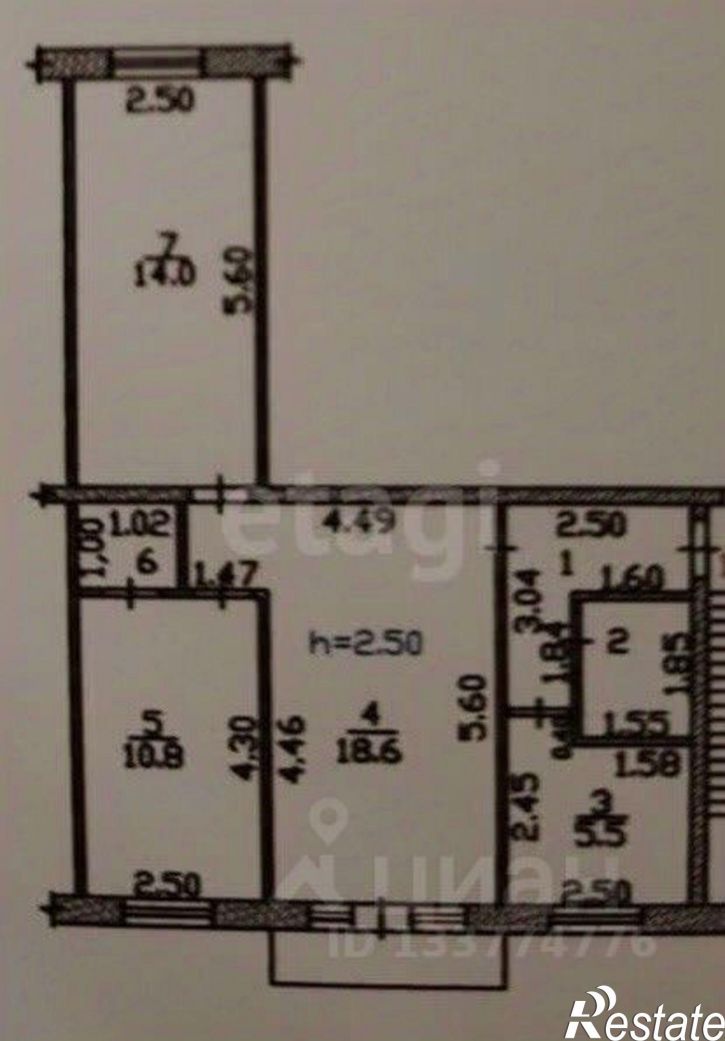 3-комн квартира ул Хакасская, 80,  д. 80