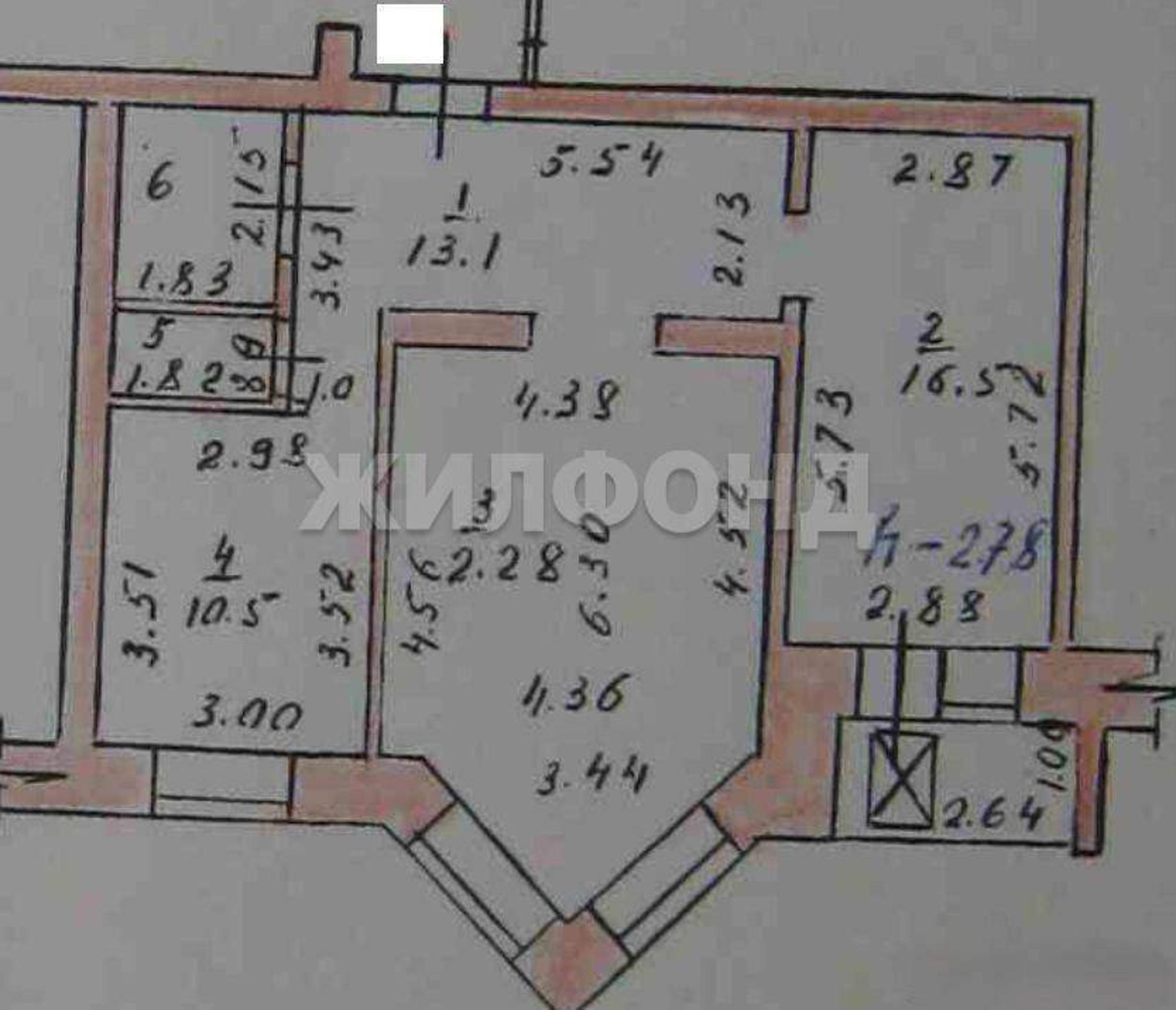 Купить квартиру за 6 400 000 рублей на Бограда улица, д.118