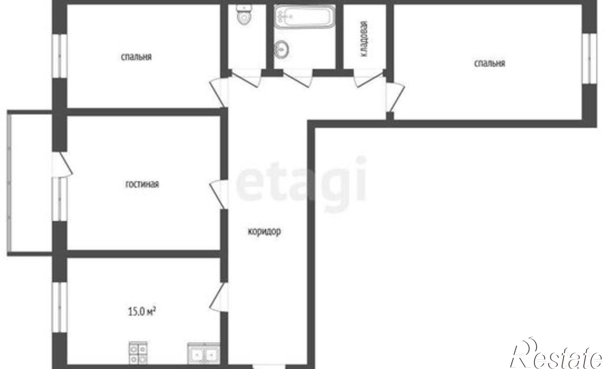 Купить квартиру за 8 600 000 рублей на пр-кт Дружбы Народов, 43А