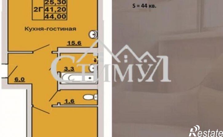 2-комн квартира в новом доме улица Кирова, 228,  д. 228