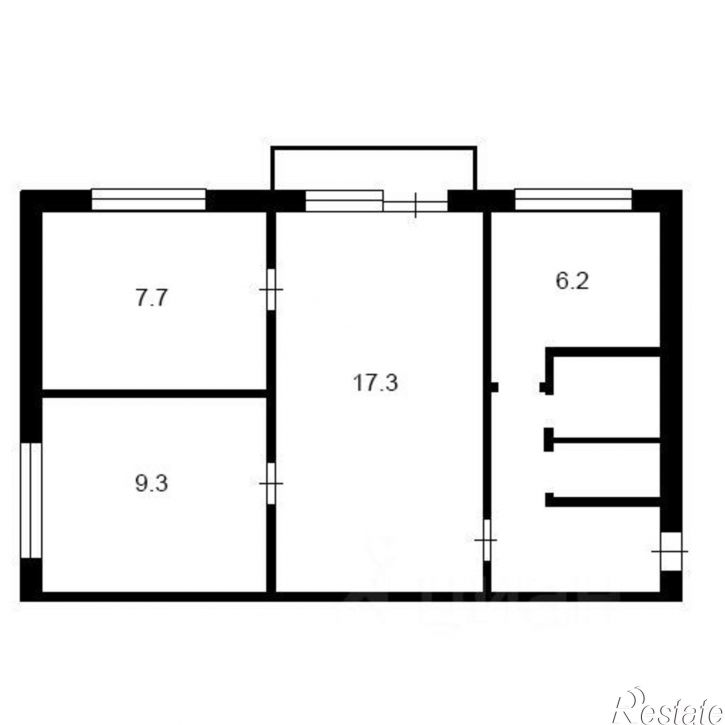 3-комн квартира ул Пирятинская, 4,  д. 4