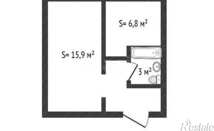 1-комн квартира улица Будённого, 80,  д. 80