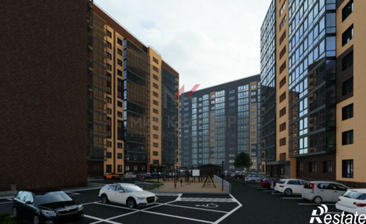 2-комн квартира в новом доме улица Генерала Тихонова, 12 к1,  д. 12 к1