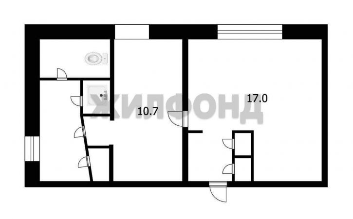 1-комн квартира Вяткина улица, д.41