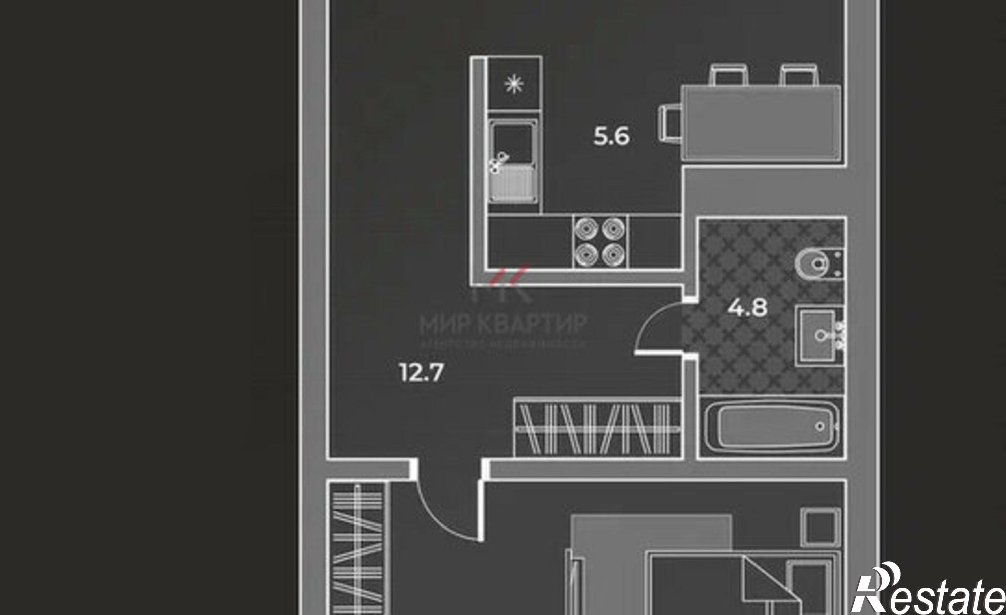 Купить квартиру за 9 900 800 рублей на улица Генерала Тихонова, 14