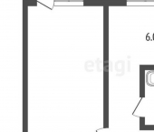 1-комн, 30кв м, этаж 3/5 улица Тараса Шевченко, 68