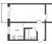 2-комн, 44кв м, этаж 4/5 ул Тараса Шевченко, 68