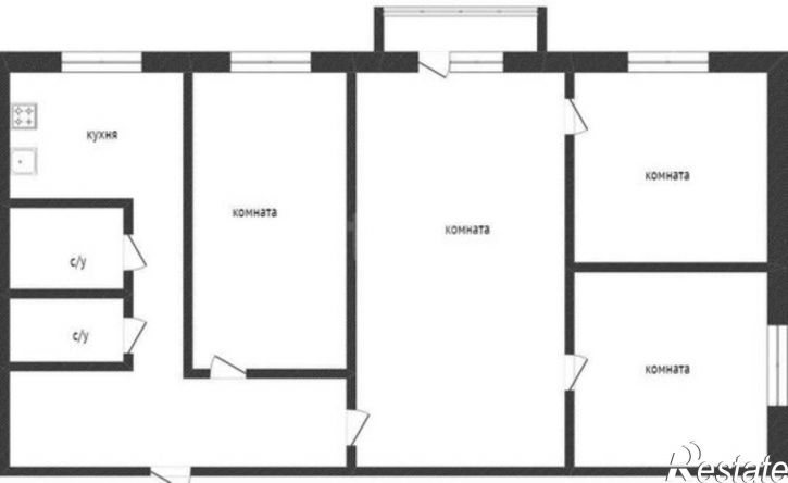 3-комн квартира ул Кати Перекрещенко, 8,  д. 8