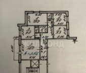 4-комн, 77кв м, этаж 8/10 Кирова ул., д.103