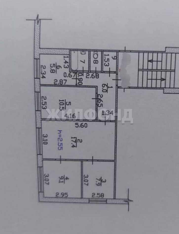 4-комн квартира Тельмана улица, д.87