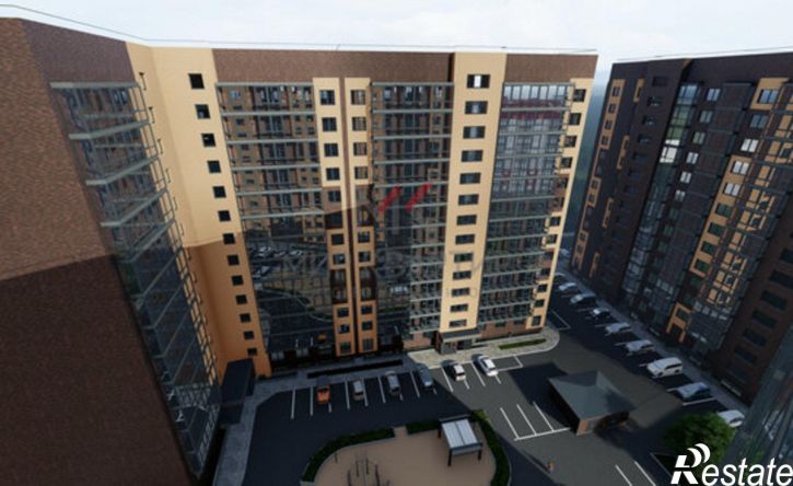 2-комн квартира в новом доме улица Генерала Тихонова, 12 к1,  д. 12 к1