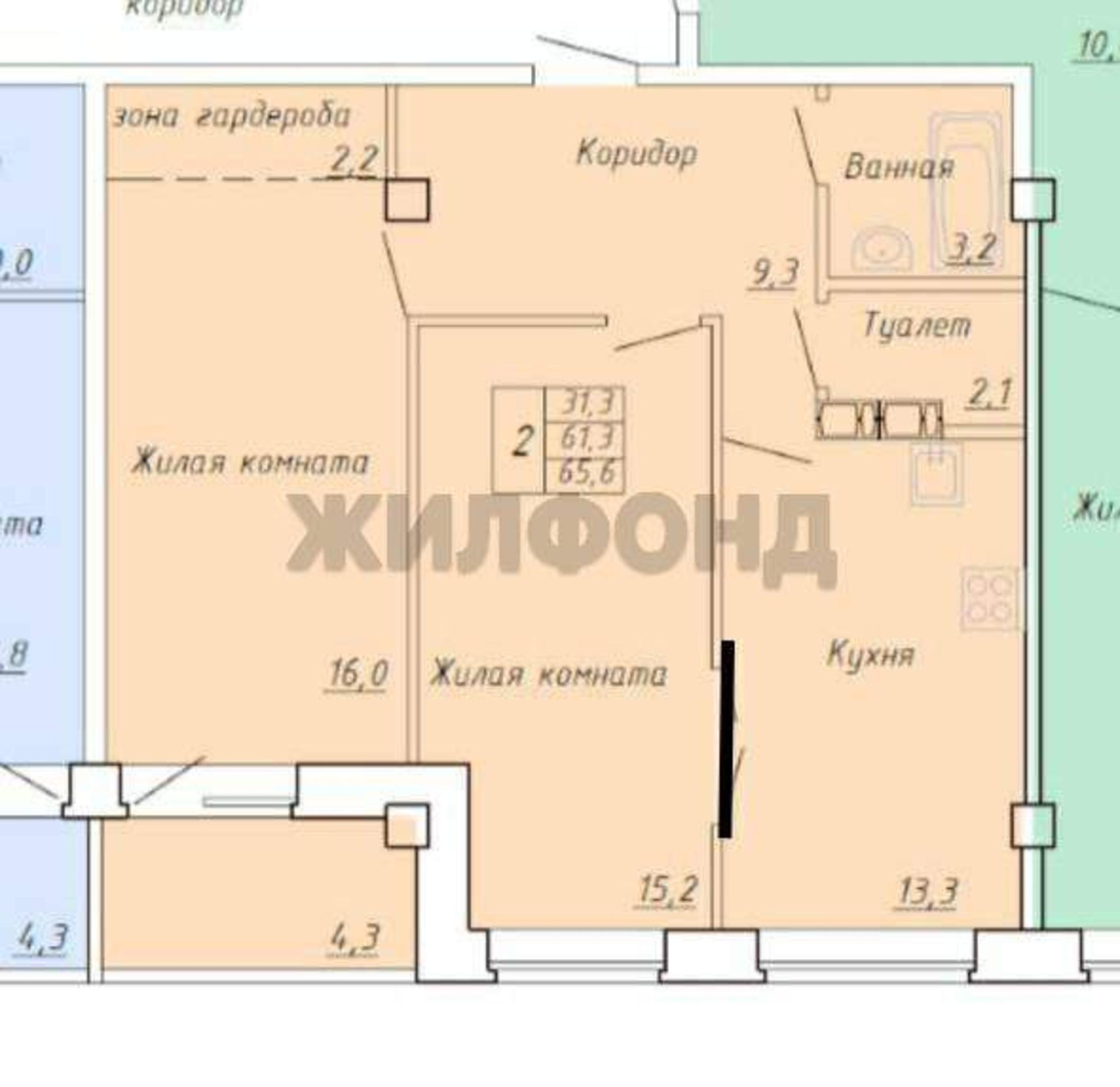 Купить квартиру за 9 700 000 рублей на Трудовая ул., д.82