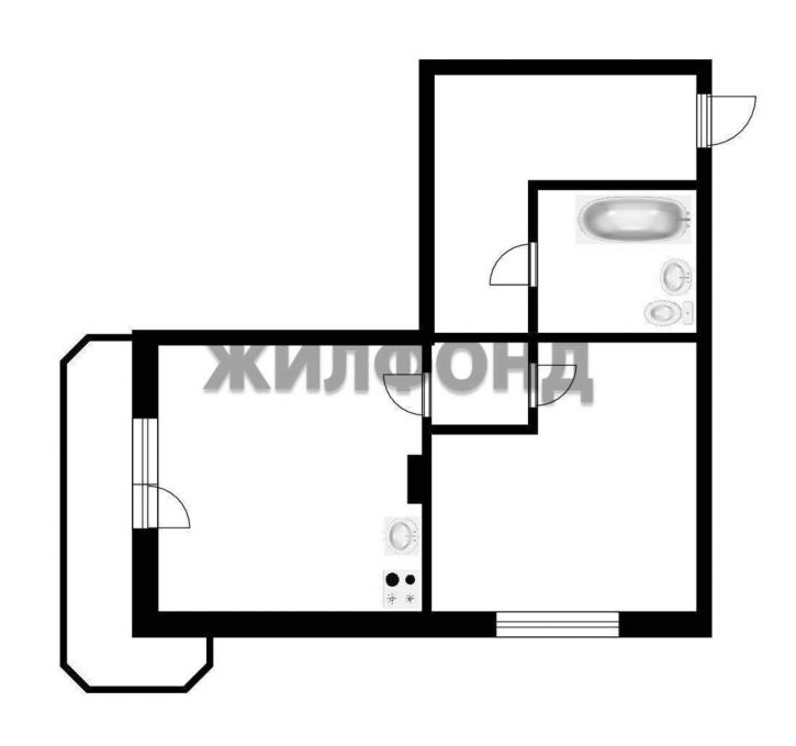 2-комн квартира Кирова ул., д.183/2
