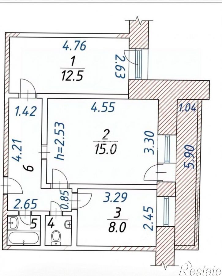 2-комн квартира ул Советская, 113,  д. 113