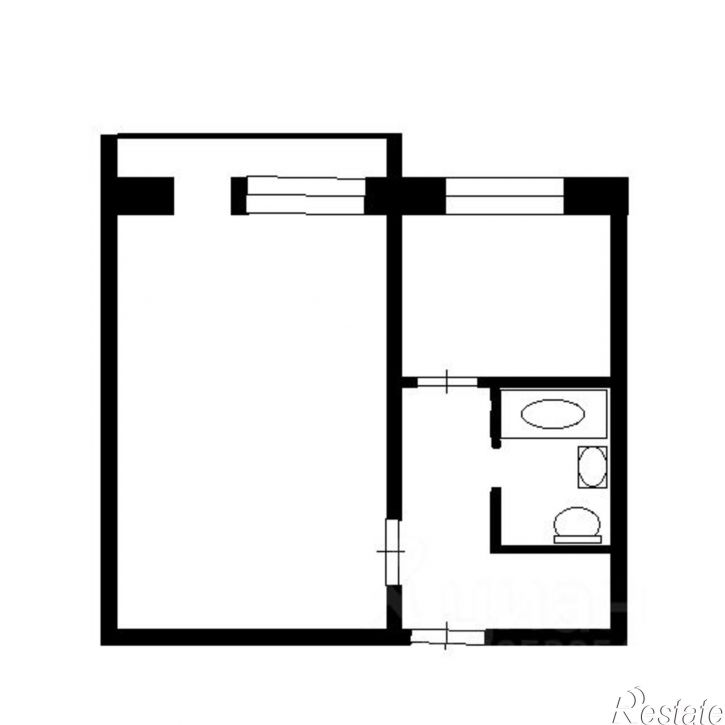 1-комн квартира улица Лермонтова, 10,  д. 10