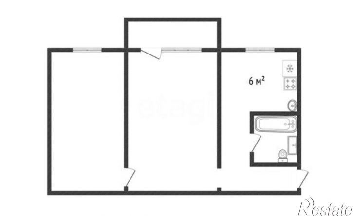 2-комн квартира улица Чехова, 126,  д. 126