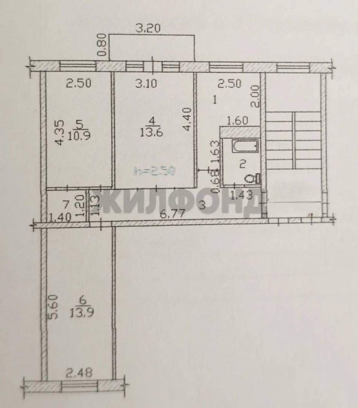 3-комн квартира Советская ул., д.49