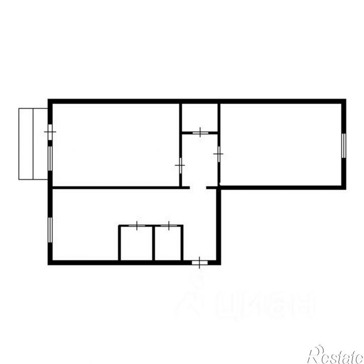 2-комн квартира Пирятинская улица, 1,  д. 1