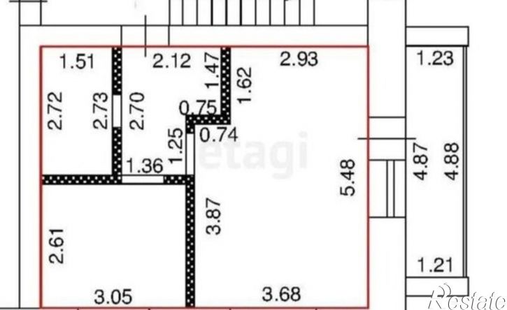 1-комн квартира улица Авиаторов, 6А,  д. 6А