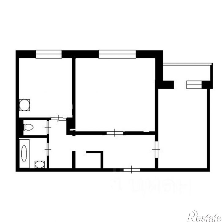 2-комн квартира ул Торосова, 18,  д. 18