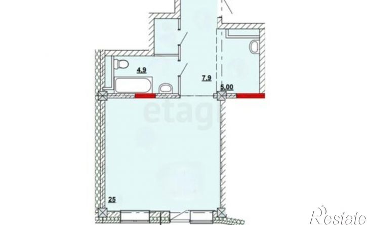 1-комн квартира ул Кирова, 226А/1,  д. 226А/1