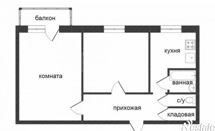 2-комн квартира ул Маршала Жукова, 78,  д. 78