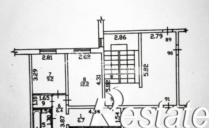 3-комн квартира улица Торосова, 2/1,  д. 2/1