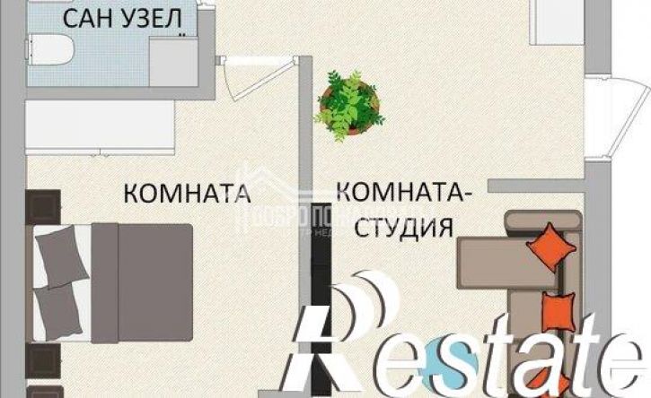 2-комн квартира улица Арбан, 22,  д. 22