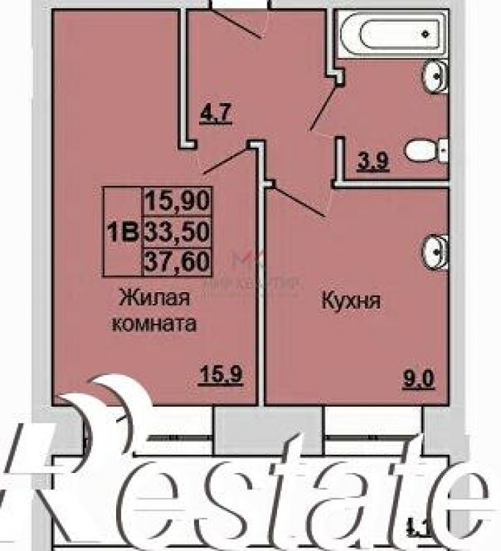 1-комн квартира улица Кирова, 185/3,  д. 185/3