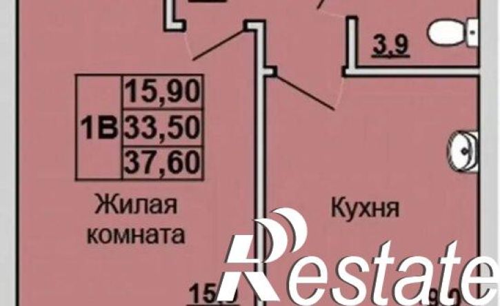 1-комн квартира улица Чертыгашева, 197В к1,  д. 197В к1